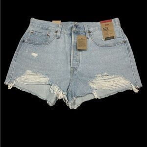 Levi’s 501 distressed women’s shorts, NWT, size 31